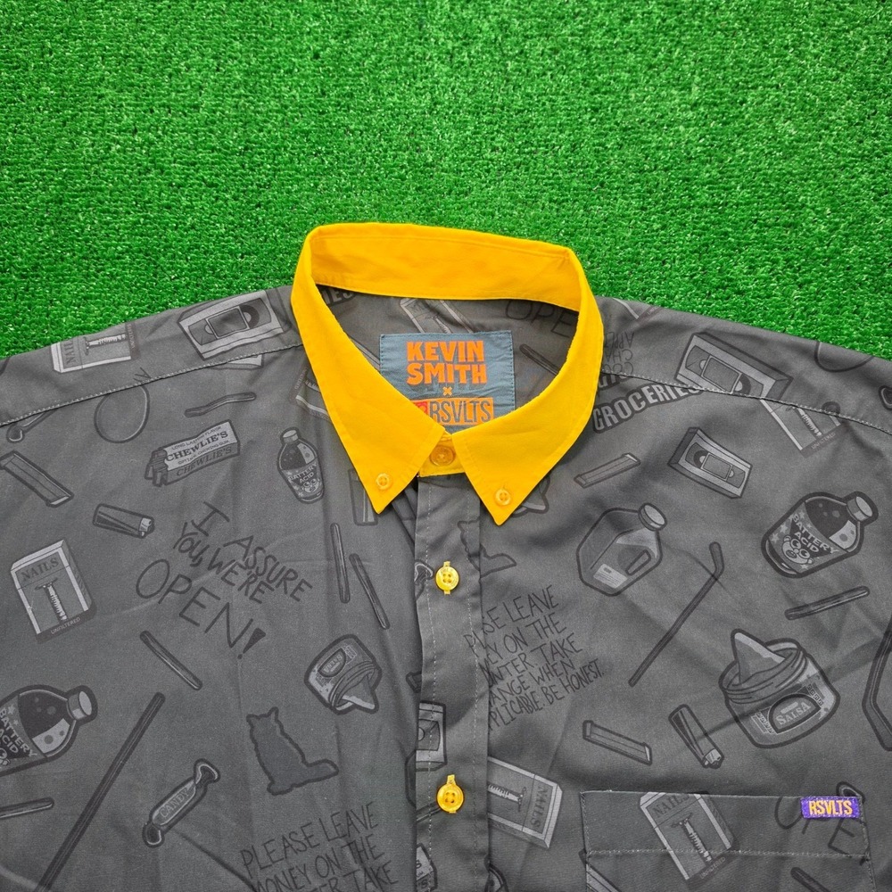 RSVLTS Kevin Smith Clerks Shirt Large Kunuflex Quick Stop I Assure You Were Open - Picture 2 of 10